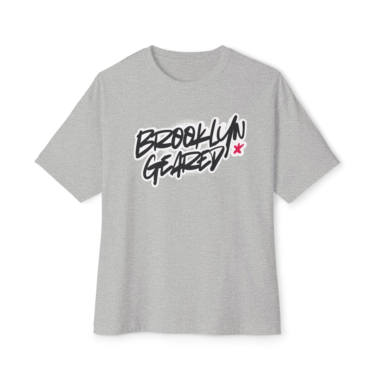 Brooklyn Street Art Graffiti Tee — Urban Streetwear Oversized Boxy T-Shirt