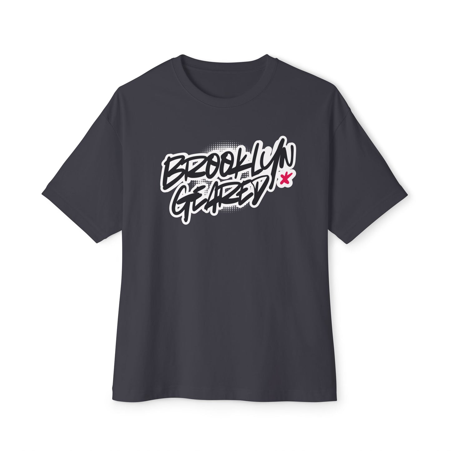 Brooklyn Street Art Graffiti Tee — Urban Streetwear Oversized Boxy T-Shirt