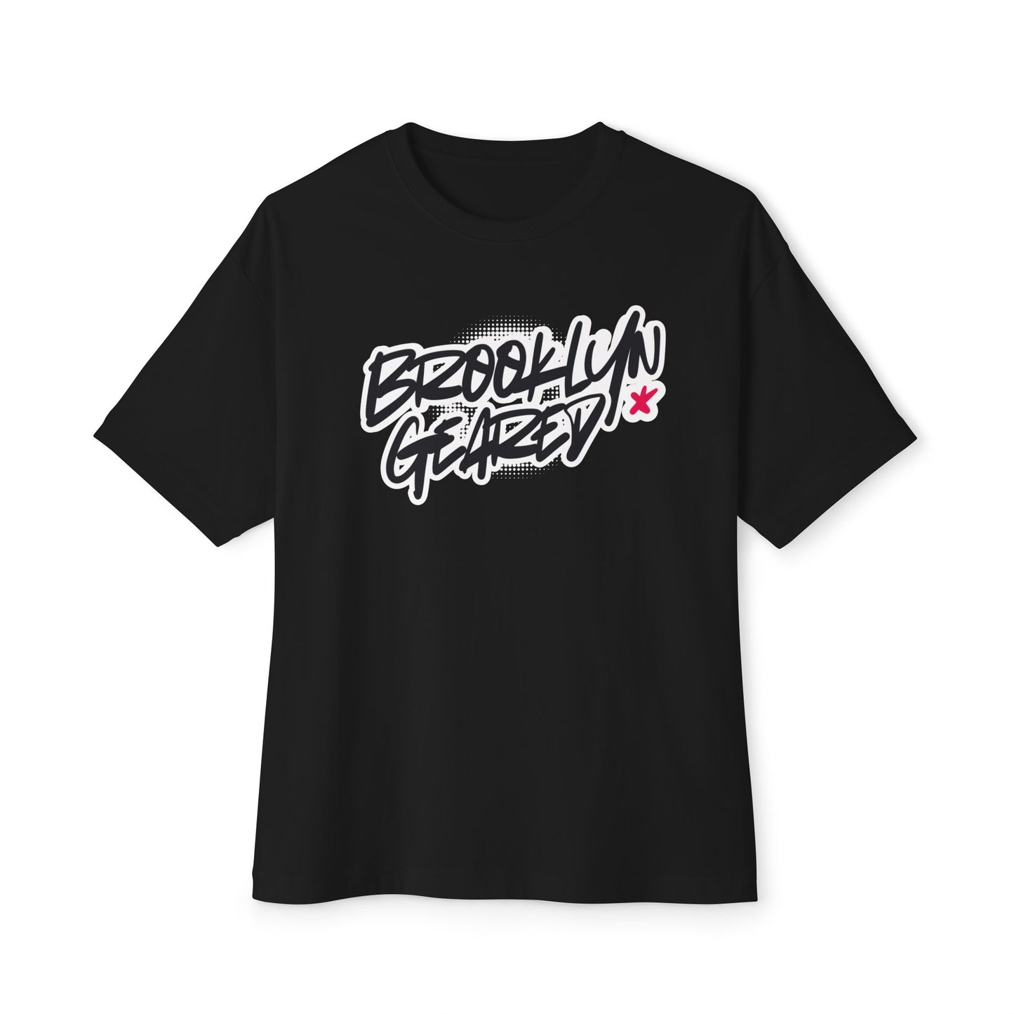 Brooklyn Street Art Graffiti Tee — Urban Streetwear Oversized Boxy T-Shirt